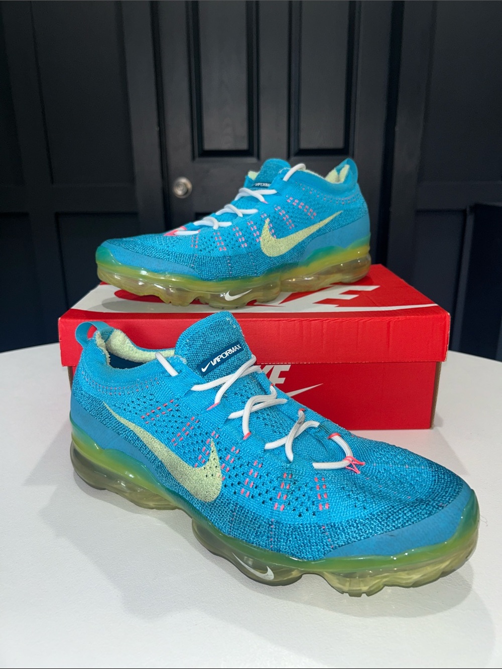 Nike Air VaporMax 2023 FlyKnit “Baltic Blue Citron Tint” Men’s Size 13